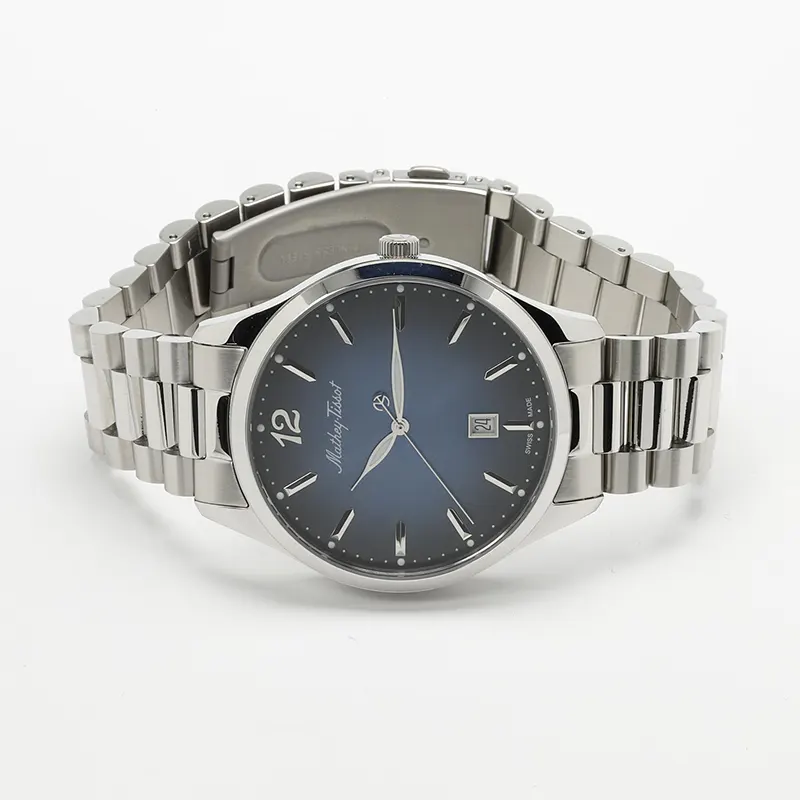 Mathey-Tissot Urban Swiss Quartz Blue Dial Men's Watch- H411MABU